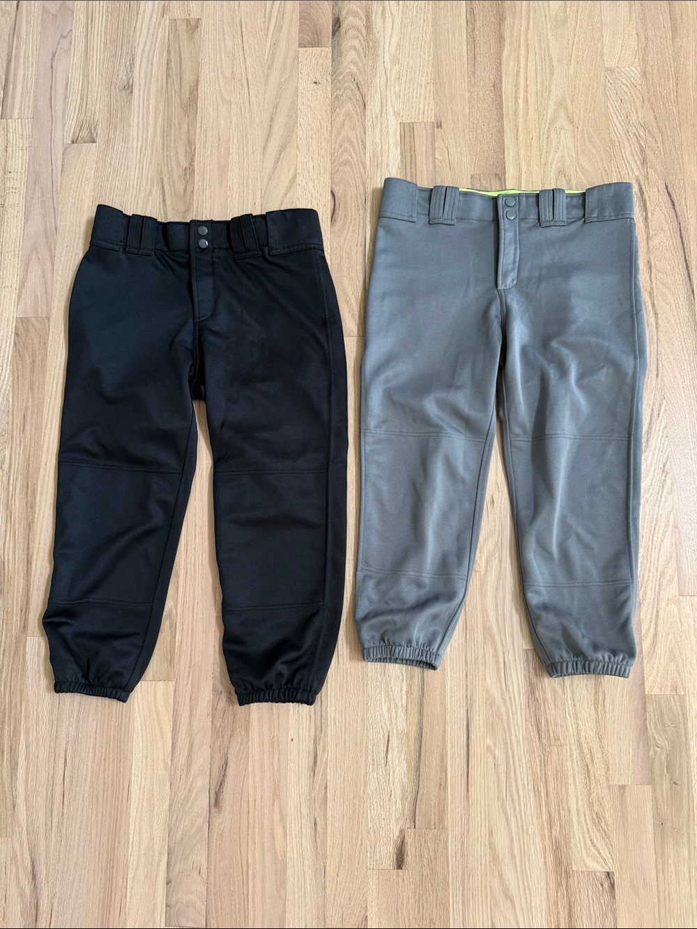 Mizuno Performance Women’s Softball Fastpitch Pants, Size Small Black Gray